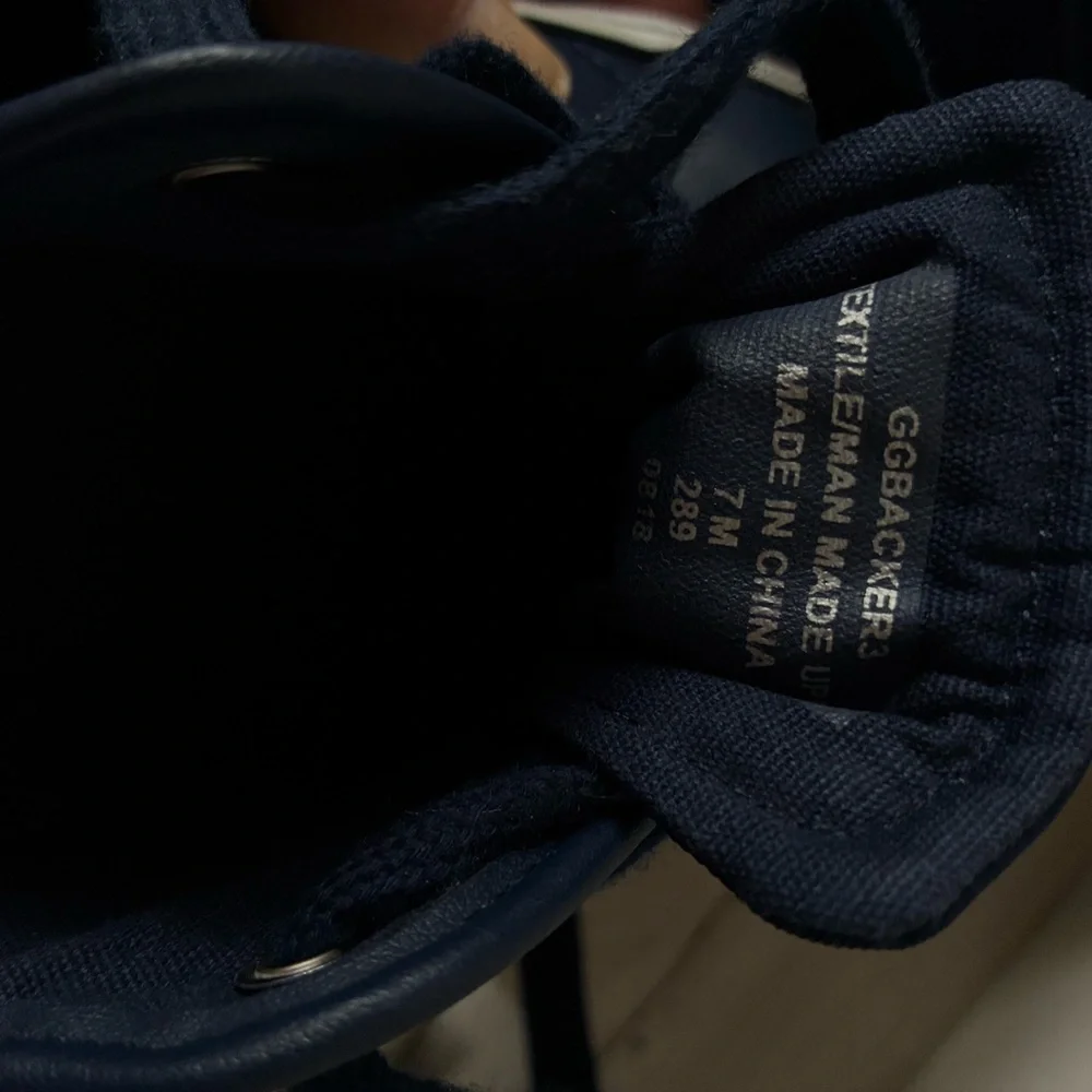 Guess Navy Quilted Lace-Up Sneakers - Picture 6 of 6